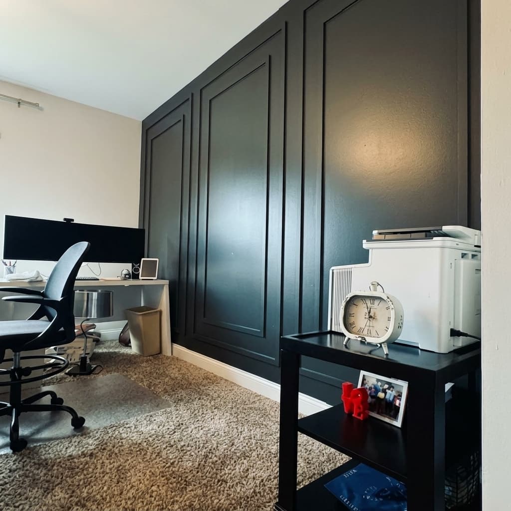 Dark Accent Wall Panel